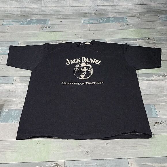 Velva Sheen Vintage Single Stitch Jack Daniel's T-Shirt sz X-Large - Picture 1 of 4